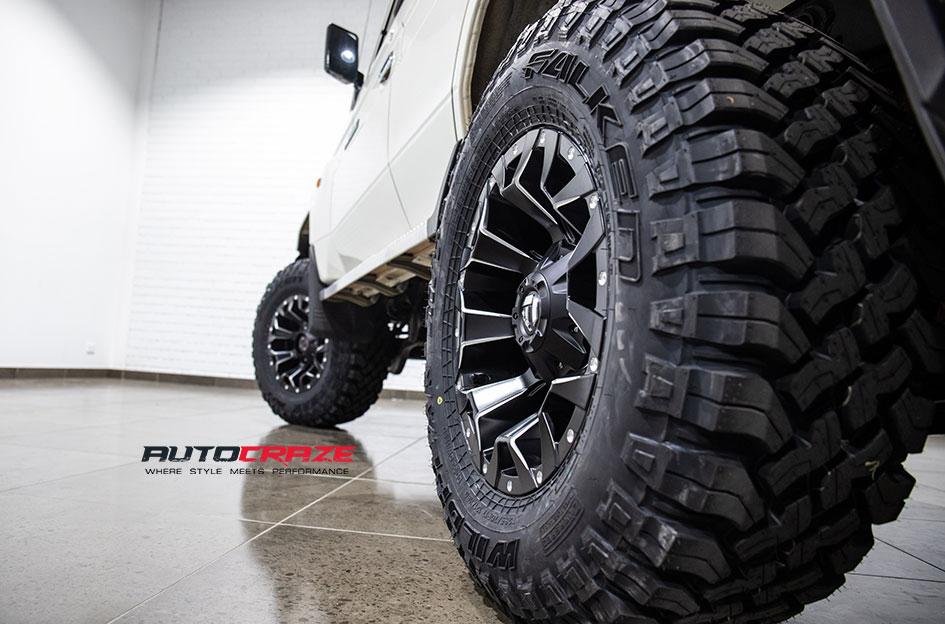 TOYOTA LANDCRUSIER ASSAULT GLOSS BLACK MILLED ACCENTS